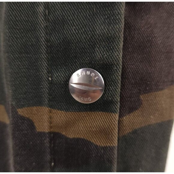 Rhude Denim Camo Rifle 2 Cargo Trousers Size S Mens Green Pant Nwt RARE - Picture 5 of 12